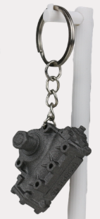 Chaveiro miniatura de caixa de direção Bosch, produzido em impressão 3D pela ArtTech 3D